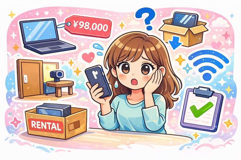 チャットレディってパソコンがないとダメなの？買わずに始める方法と、貸出制度について