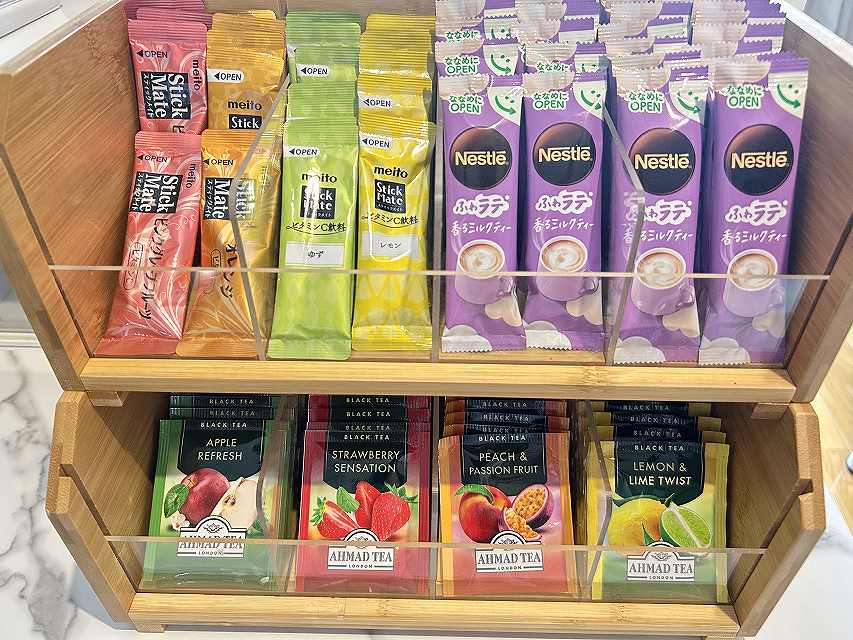 息抜き大切、フリードリンク、お菓子完備★