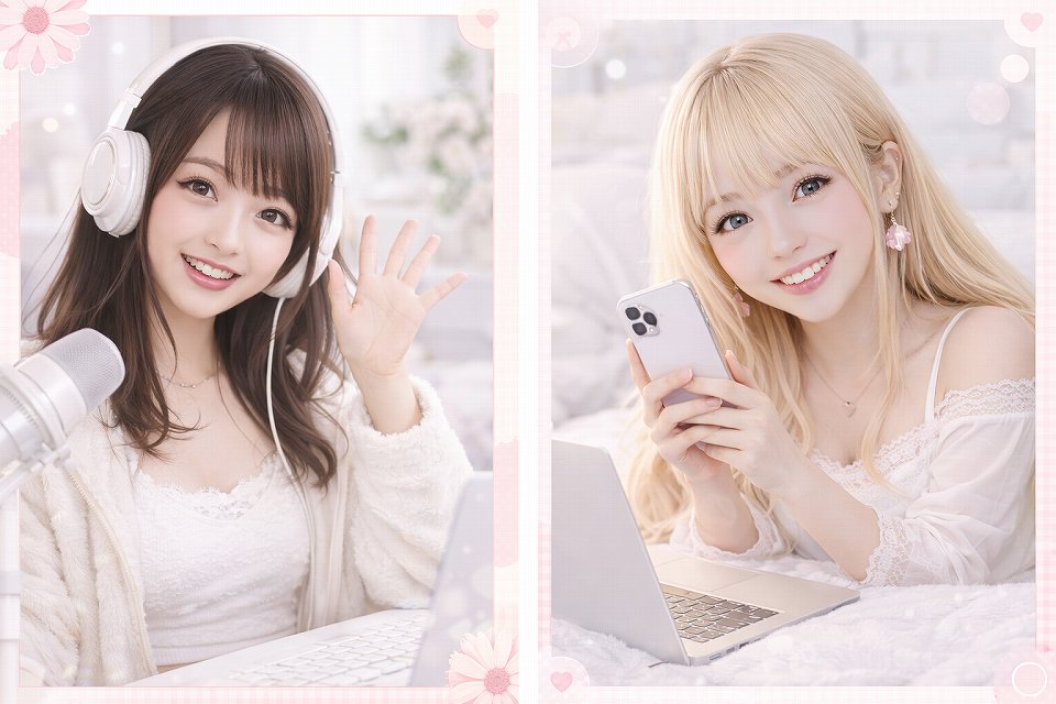 「ライバー」と「チャットレディ」の違いは？あなたに向いてるのはどっち？