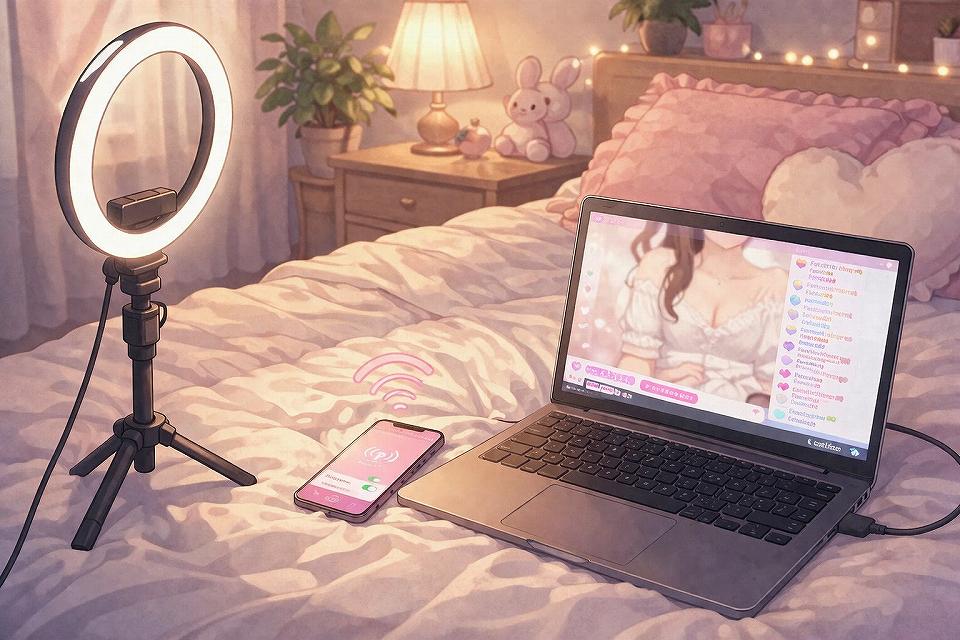 チャットレディのライブ配信、テザリングでどこまでいける？使えるケースと限界ライン
